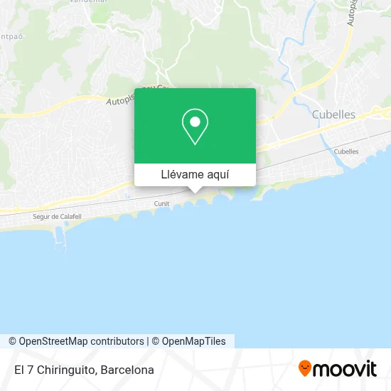 Mapa El 7 Chiringuito