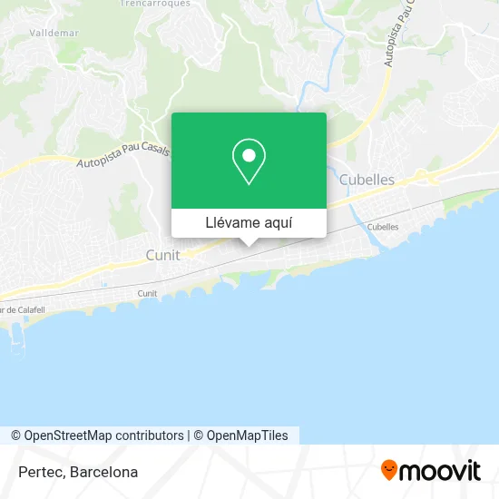 Mapa Pertec