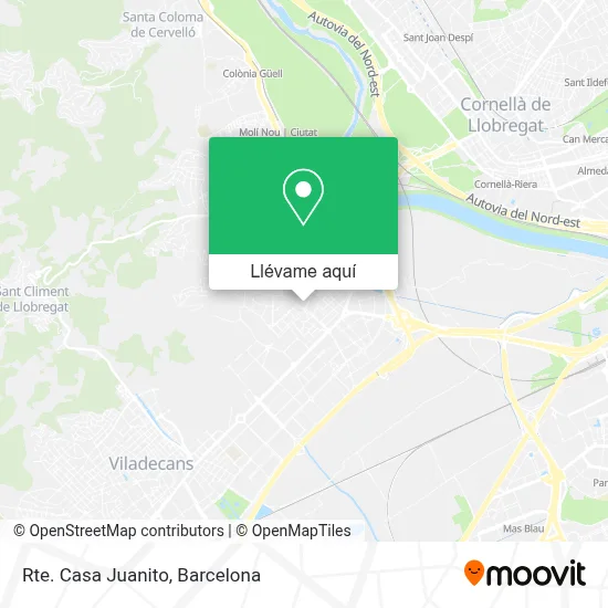 Mapa Rte. Casa Juanito