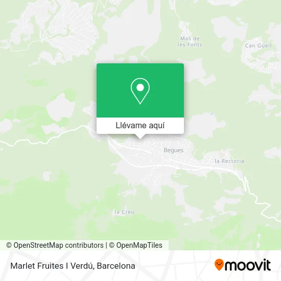 Mapa Marlet Fruites I Verdú