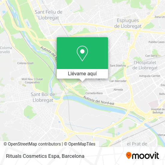 Mapa Rituals Cosmetics Espa