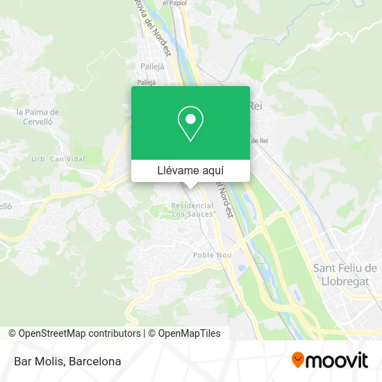 Mapa Bar Molis