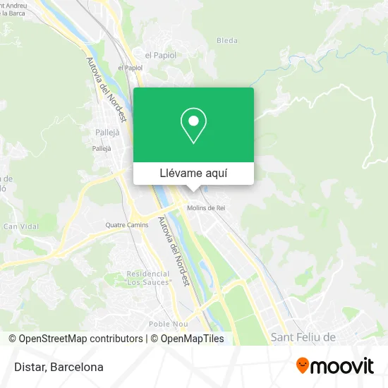 Mapa Distar