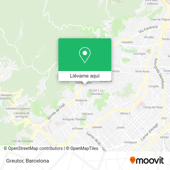 Mapa Greutor