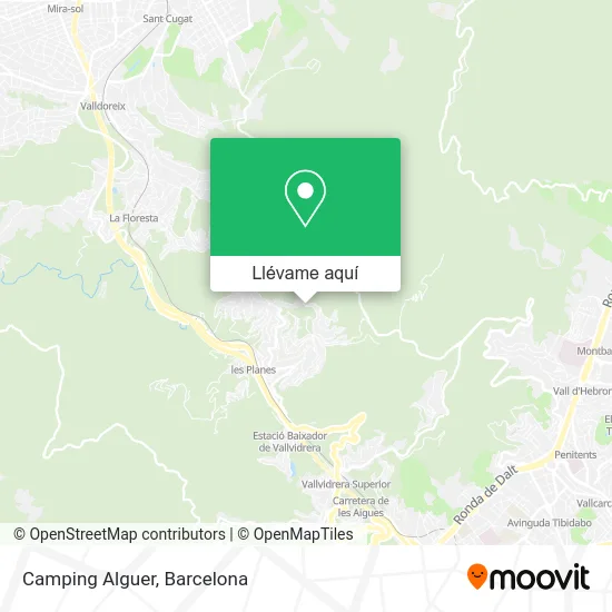 Mapa Camping Alguer
