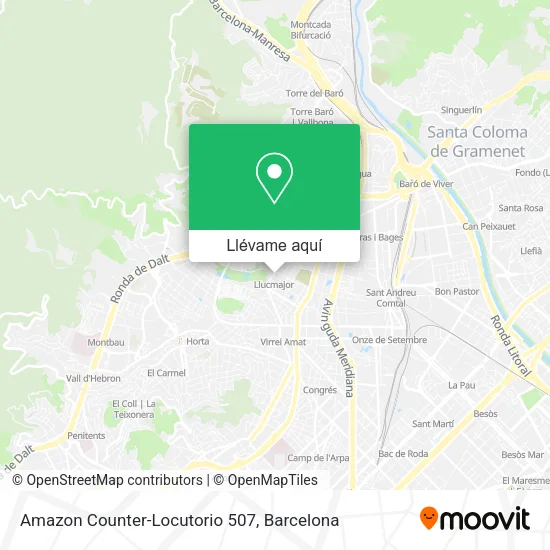 Mapa Amazon Counter-Locutorio 507