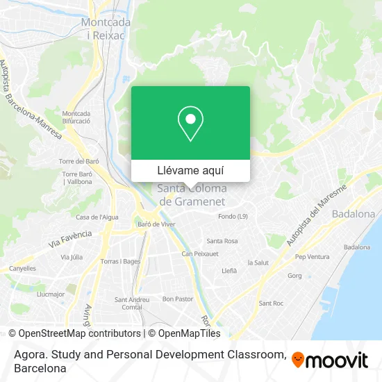 Mapa Agora. Study and Personal Development Classroom