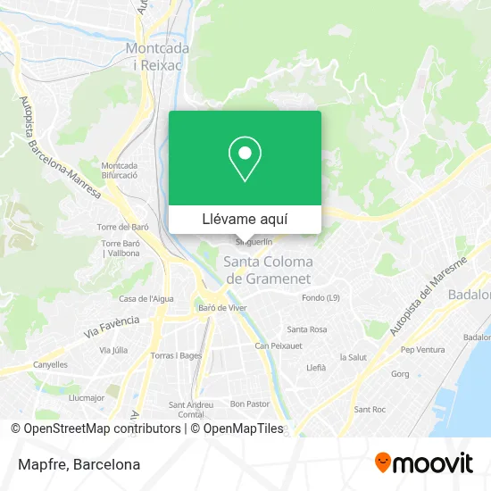 Mapa Mapfre