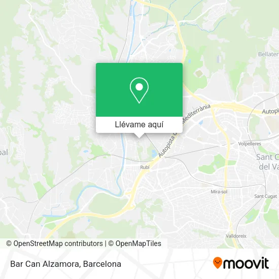 Mapa Bar Can Alzamora