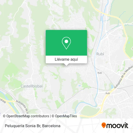 Mapa Peluquería Sonia Br