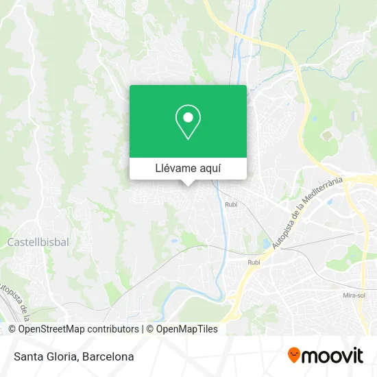 Mapa Santa Gloria