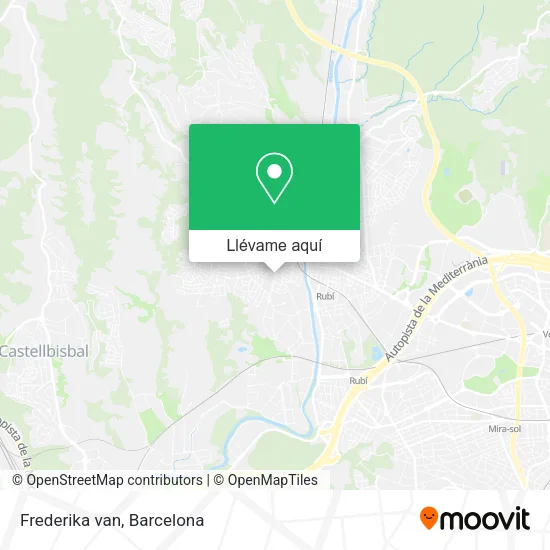 Mapa Frederika van