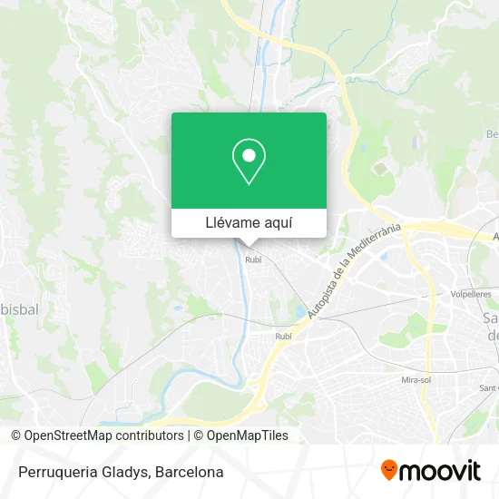 Mapa Perruqueria Gladys