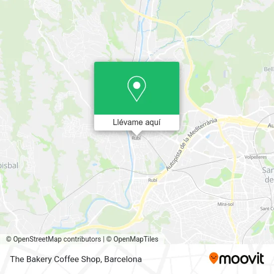 Mapa The Bakery Coffee Shop