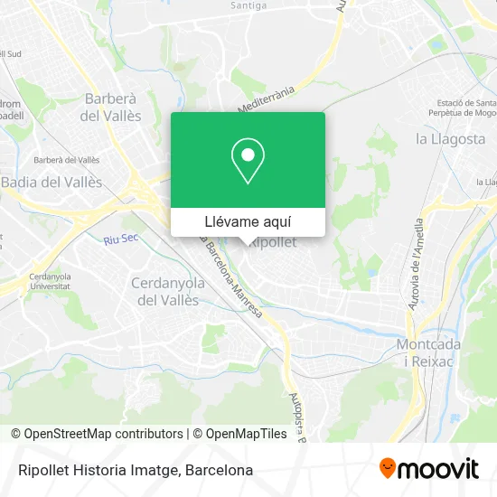 Mapa Ripollet Historia Imatge