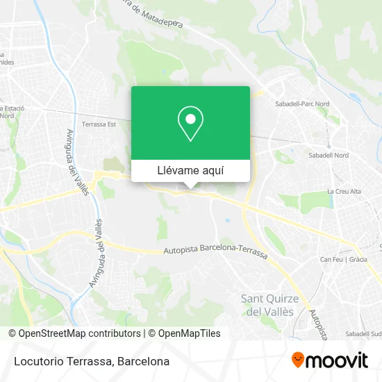 Mapa Locutorio Terrassa