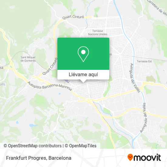 Mapa Frankfurt Progres