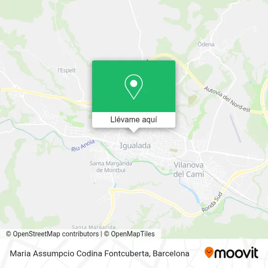 Mapa Maria Assumpcio Codina Fontcuberta