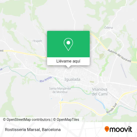 Mapa Rostisseria Marsal