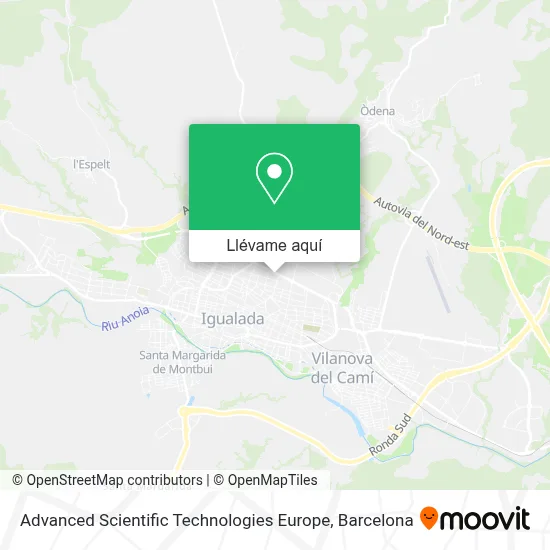 Mapa Advanced Scientific Technologies Europe