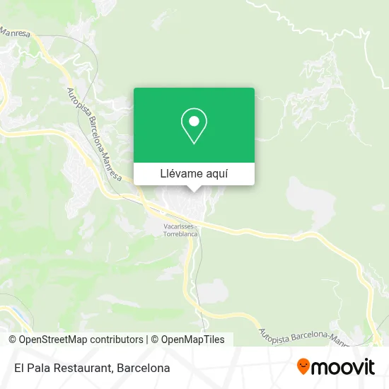 Mapa El Pala Restaurant