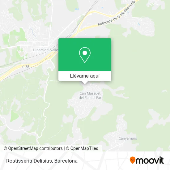 Mapa Rostisseria Delisius