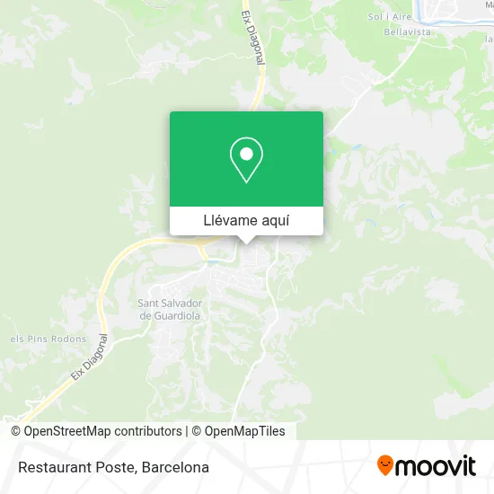 Mapa Restaurant Poste