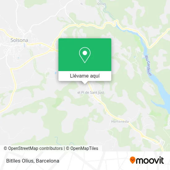 Mapa Bitlles Olius