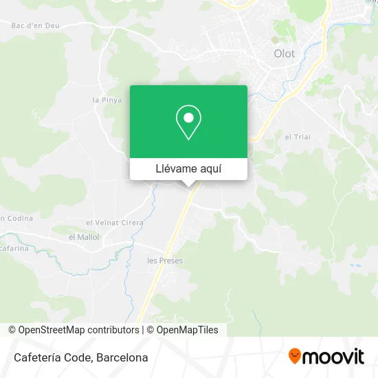 Mapa Cafetería Code