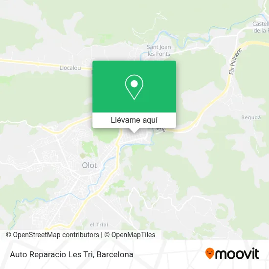 Mapa Auto Reparacio Les Tri