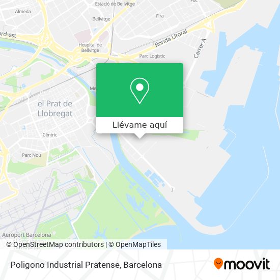 Mapa Poligono Industrial Pratense