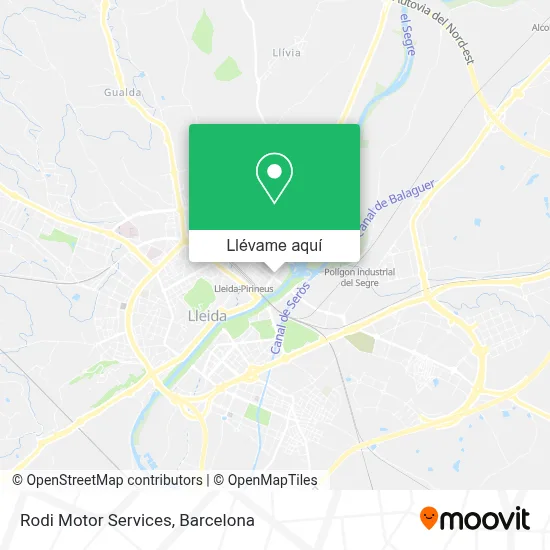 Mapa Rodi Motor Services