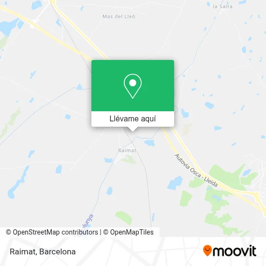 Mapa Raimat