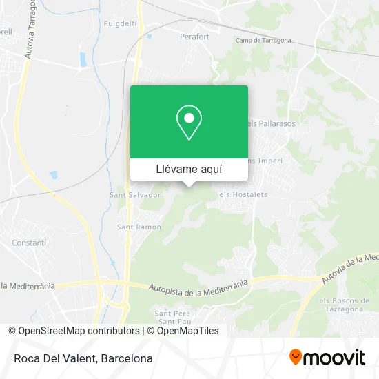Mapa Roca Del Valent