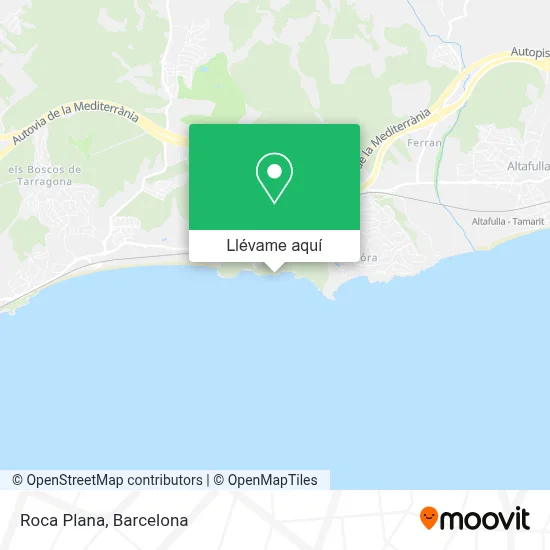 Mapa Roca Plana