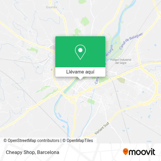 Mapa Cheapy Shop