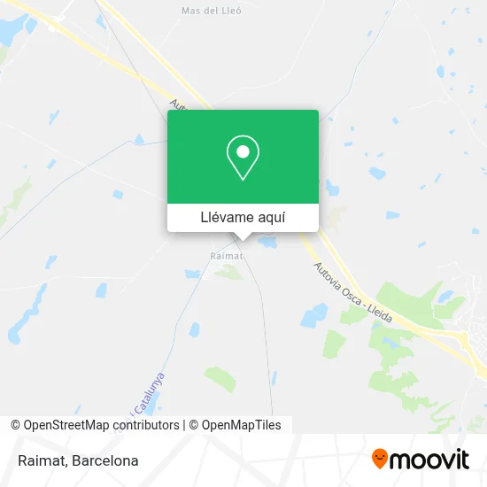 Mapa Raimat