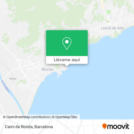 Mapa Camí de Ronda