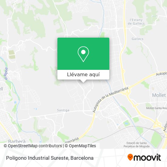 Mapa Polígono Industrial Sureste