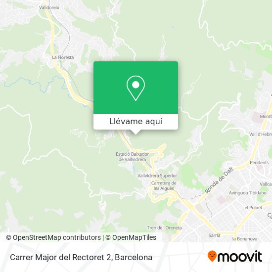 Mapa Carrer Major del Rectoret 2