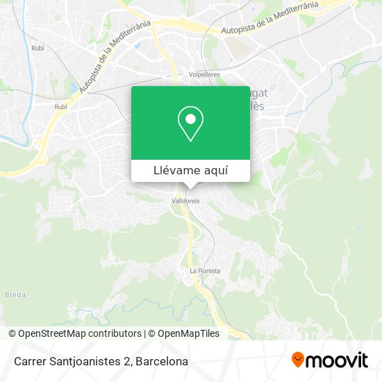 Mapa Carrer Santjoanistes 2