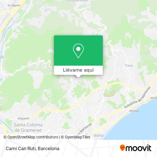 Mapa Camí Can Ruti