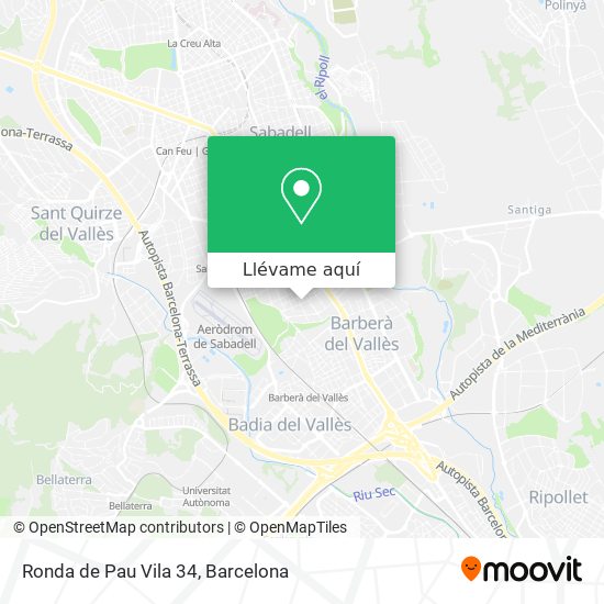 Mapa Ronda de Pau Vila 34