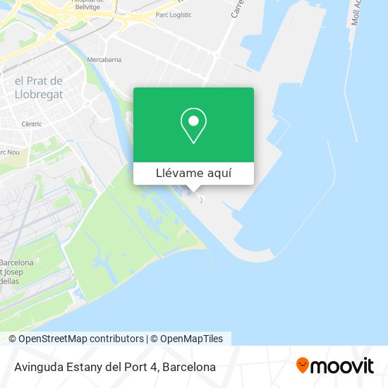 Mapa Avinguda Estany del Port 4