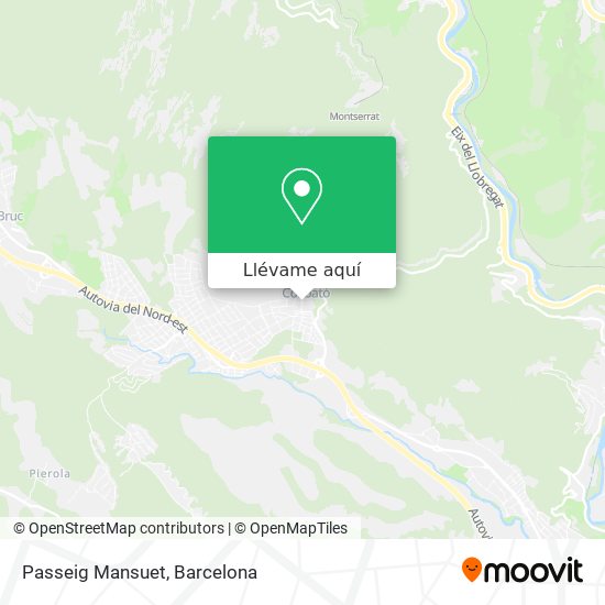 Mapa Passeig Mansuet