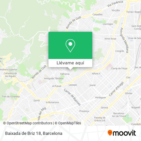 Mapa Baixada de Briz 18