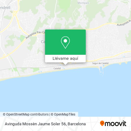 Mapa Avinguda Mossèn Jaume Soler 56
