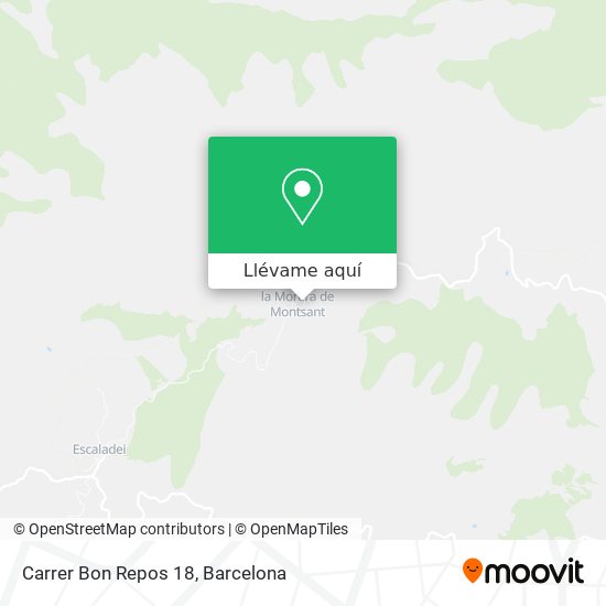 Mapa Carrer Bon Repos 18