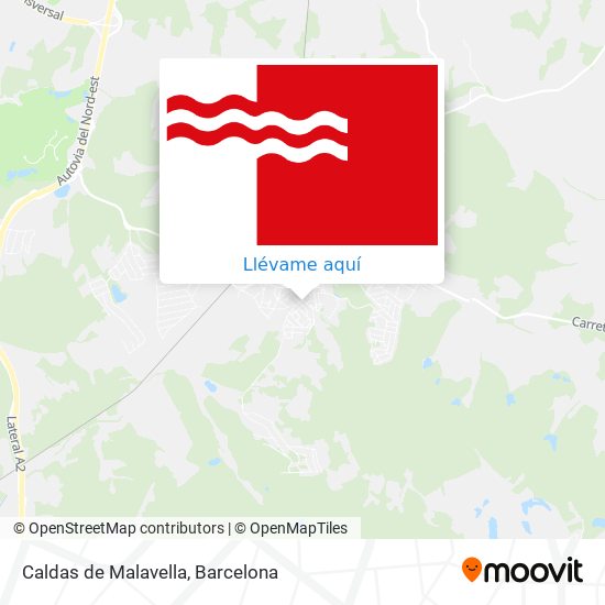 Mapa Caldas de Malavella