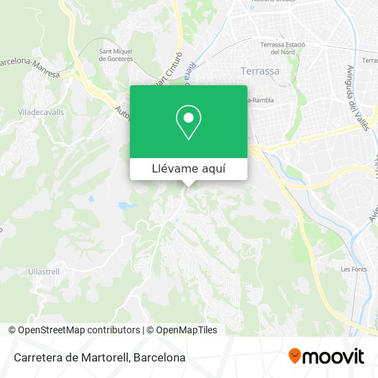 Mapa Carretera de Martorell
